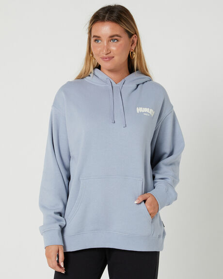 BLUE BLIZZARD WOMENS CLOTHING HURLEY HOODIES - WFLWI24CDY-BBD