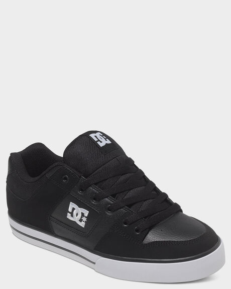 BLACK BLACK WHITE MENS FOOTWEAR DC SHOES SNEAKERS - 300660-BLW