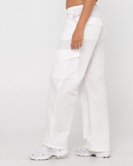 WHITE WOMENS CLOTHING RUSTY PANTS - S23-PAL1367-WHT-10