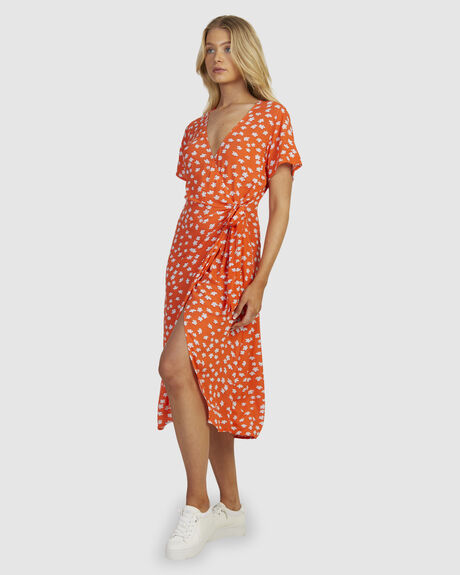 TIGER LILY FLOWER WOMENS CLOTHING ROXY DRESSES - URJWD03156-NME6