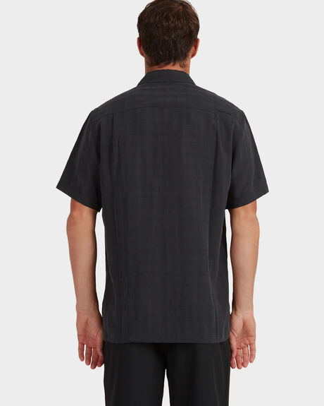 BLACK MENS CLOTHING QUIKSILVER SHIRTS - UQMWT03012-KVJ0