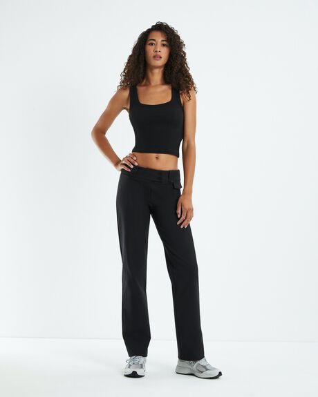 BLACK WOMENS CLOTHING GENERAL PANTS CO. BASICS T-SHIRTS + SINGLETS - 1000101768-BLK-XS