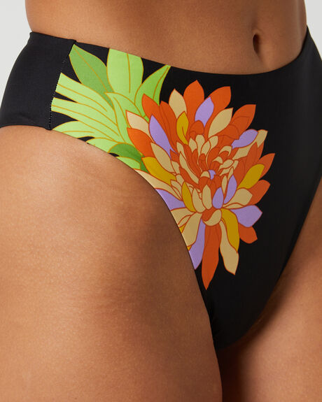 BLACK WOMENS SWIMWEAR SEAFOLLY BIKINI BOTTOMS - 40609-716BLK