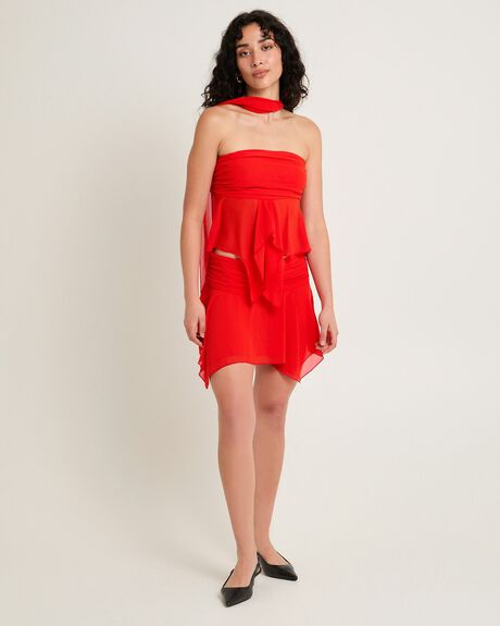 MULTI WOMENS CLOTHING ALICE IN THE EVE SKIRTS - ALWS25283-ORG-XXS