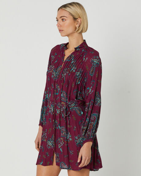 GRAPE WOMENS CLOTHING TIGERLILY DRESSES - T635412GRP