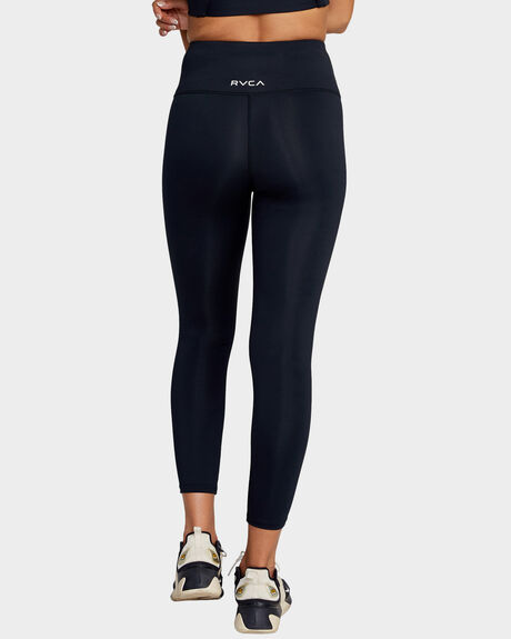 BLACK WOMENS ACTIVEWEAR RVCA LEGGINGS + PANTS - AVJNP00123-BLK