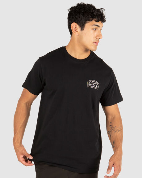 BLACK MENS CLOTHING UNIT T-SHIRTS + SINGLETS - 231110010-BLACK