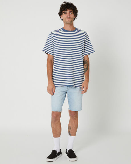 NAVY MENS CLOTHING RUSTY STRIPE TEES - TTM2680NAV