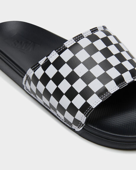 TRUE WHITE BLACK MENS FOOTWEAR VANS SLIDES - VNA5HF527I