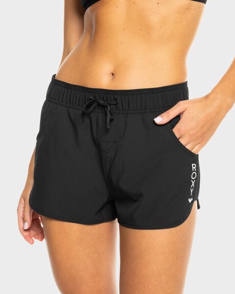 ANTHRACITE WOMENS CLOTHING ROXY SHORTS - ERJBS03298-KVJ0