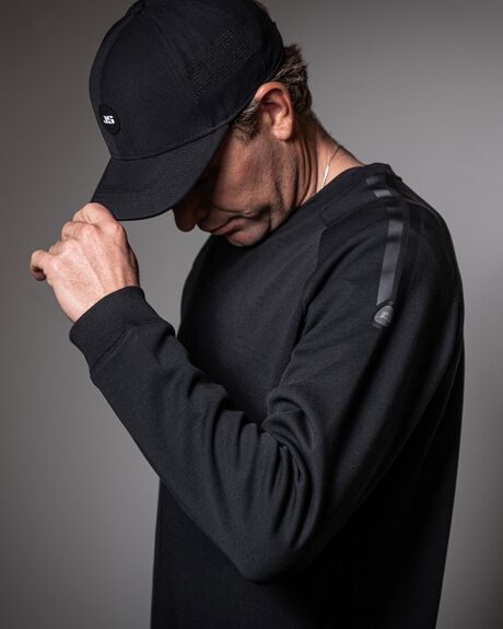 BLACK MENS CLOTHING JS INDUSTRIES JUMPERS - JSHTC1S