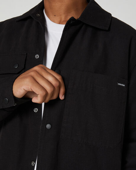 BLACK MENS CLOTHING VOLCOM COATS + JACKETS - A1632304-BLK