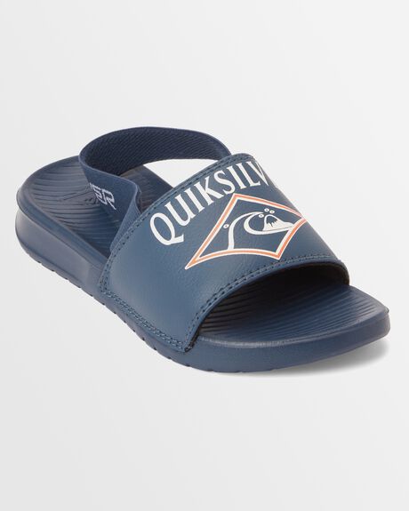 BLUE 5 KIDS BOYS QUIKSILVER SLIDES + THONGS - AQBL100543-BYJ5