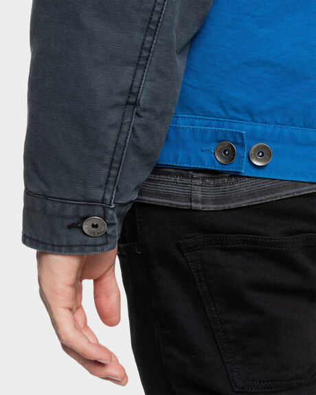DARK DENIM MENS CLOTHING QUIKSILVER JACKETS - EQYJK03775-BRQ0