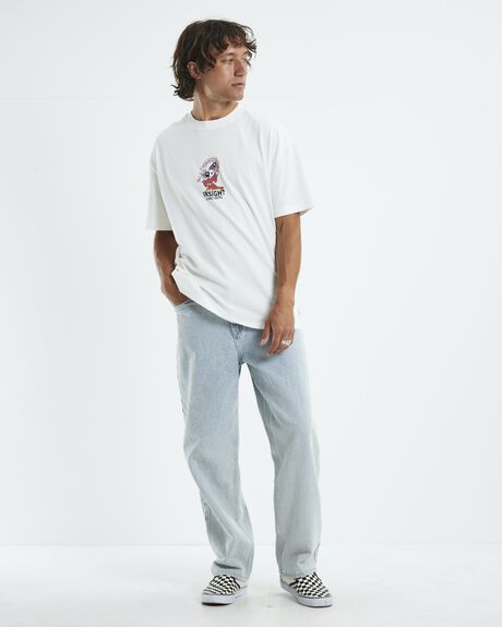 WHITE MENS CLOTHING INSIGHT GRAPHIC TEES - 52286700026
