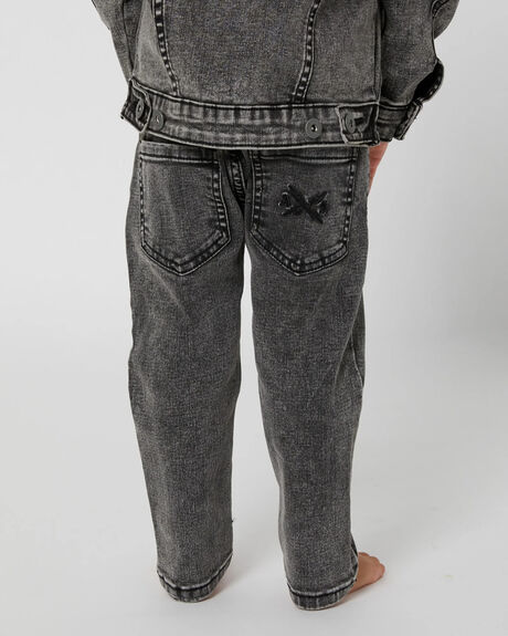 BLACK KIDS GIRLS ALPHABET SOUP PANTS - AS-GPA3129K