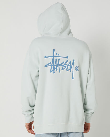 TRANQUIL BLUE MENS CLOTHING STUSSY HOODIES - ST035203TBLUE