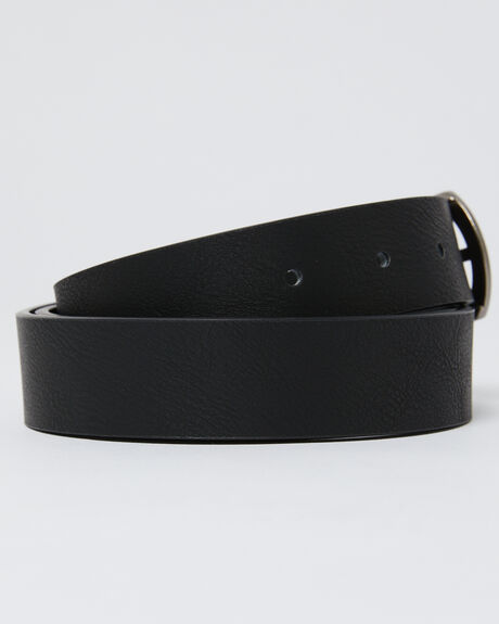 BLACK MENS ACCESSORIES RUSTY BELTS - BEM0513BLK