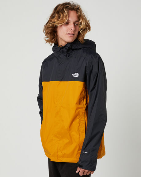 YELLOW TNF BLACK MENS CLOTHING THE NORTH FACE JACKETS - NF0A2VD3AUV