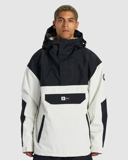 Dune ski top jacket khaki white