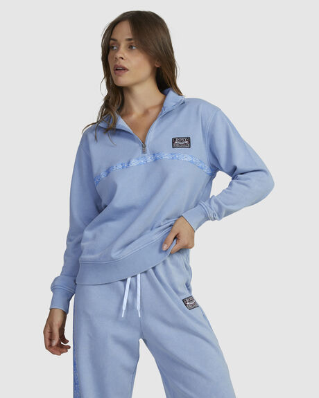 BEL AIR BLUE WOMENS CLOTHING ROXY JUMPERS - URJFT03202-BHG0