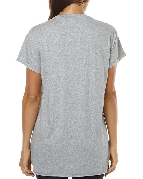 GREY WOMENS CLOTHING STUSSY TEES - ST167002GRY