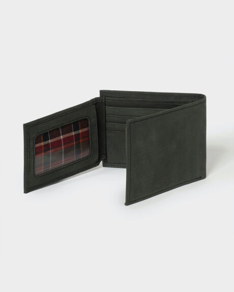 BLACK MENS ACCESSORIES STITCH AND HIDE WALLETS - MW_CASPER_BLACK