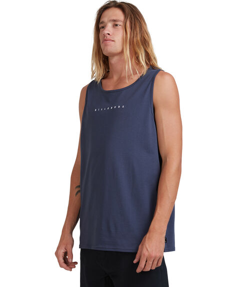 DENIM BLUE MENS CLOTHING BILLABONG T-SHIRTS + SINGLETS - 9513508-DNB