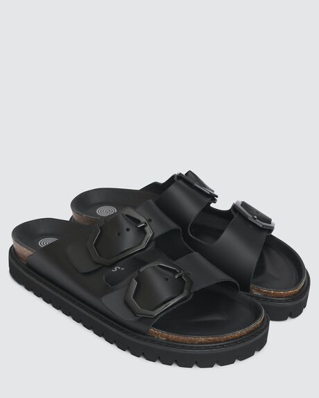 BLACK WOMENS FOOTWEAR GENUINS SANDALS - G104834-36