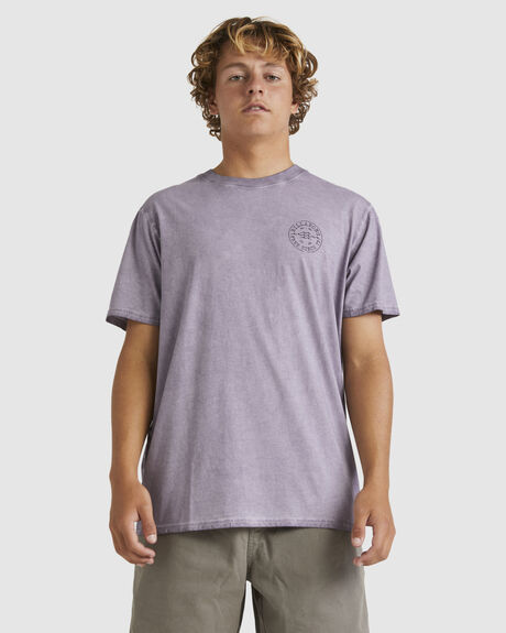 PURPLE ASH MENS CLOTHING BILLABONG T-SHIRTS + SINGLETS - UBYZT00606-SKW0