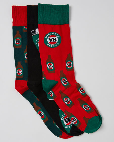 MULTI MENS ACCESSORIES FOOT-IES SOCKS + UNDERWEAR - FVBI851-MULT