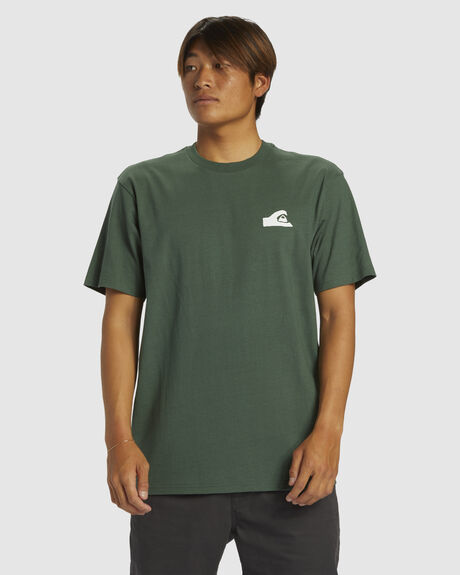 FOREST MENS CLOTHING QUIKSILVER T-SHIRTS + SINGLETS - AQYZT09603-GRT0