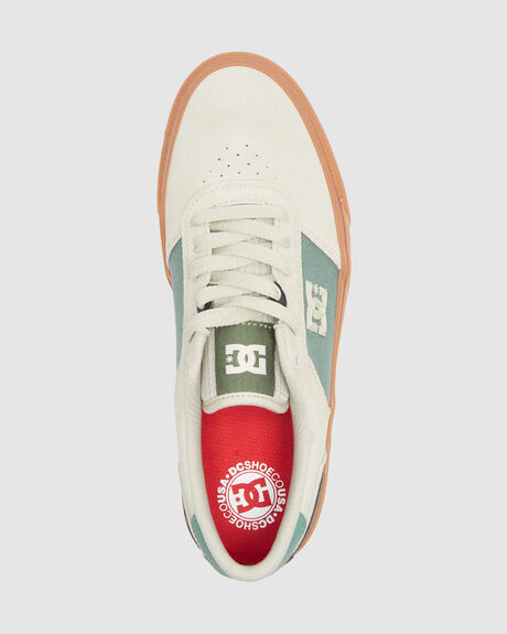 TAN GREEN MENS FOOTWEAR DC SHOES SNEAKERS - ADYS300739-TG2