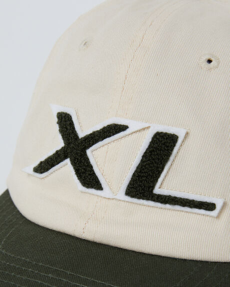 WASHED WHITE / FOREST GREEN MENS ACCESSORIES XLARGE HEADWEAR - XL724W1002WAS