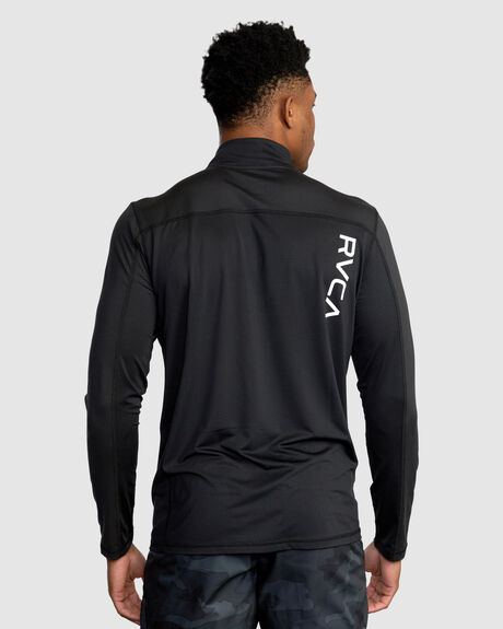 BLACK MENS CLOTHING RVCA SPORTSWEAR - AVYKT00169-BLK