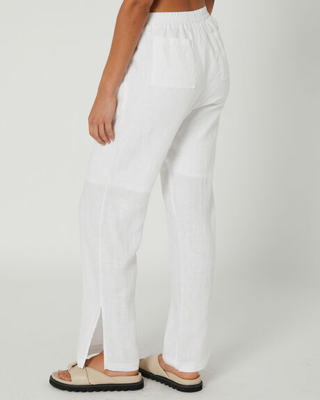 WHITE WOMENS CLOTHING NUDE LUCY PANTS - NU24687WHI