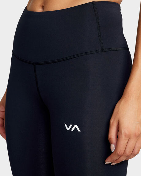 BLACK WOMENS ACTIVEWEAR RVCA LEGGINGS + PANTS - AVJNP00123-BLK