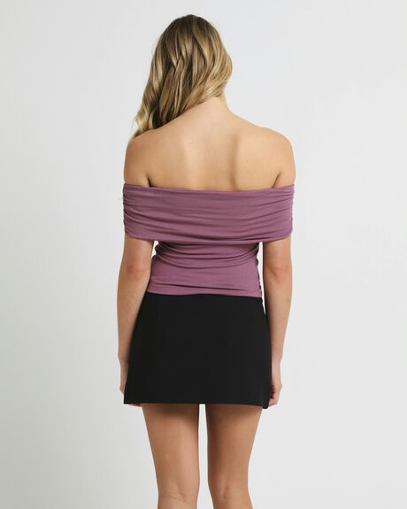 RED WOMENS CLOTHING ALICE IN THE EVE TOPS - ALWS25253-PUR