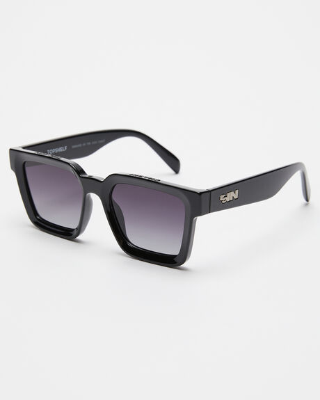 BLACK SMOKE MENS ACCESSORIES SIN EYEWEAR SUNGLASSES - 12140-01BLKSMK