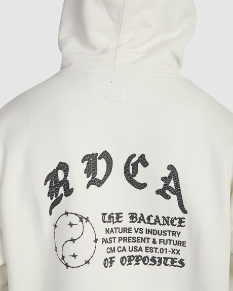 BONE MENS CLOTHING RVCA HOODIES - UVYFT00261-WEJ0