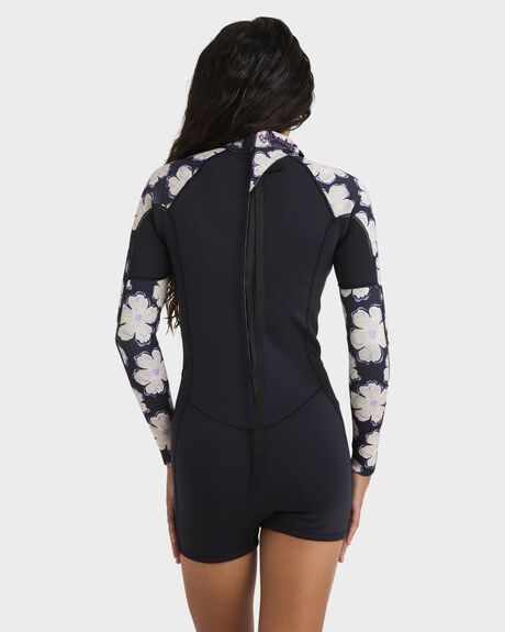 BLACK PEBBLE SURF KIDS BILLABONG SPRINGSUITS - 24RW191501-BPB