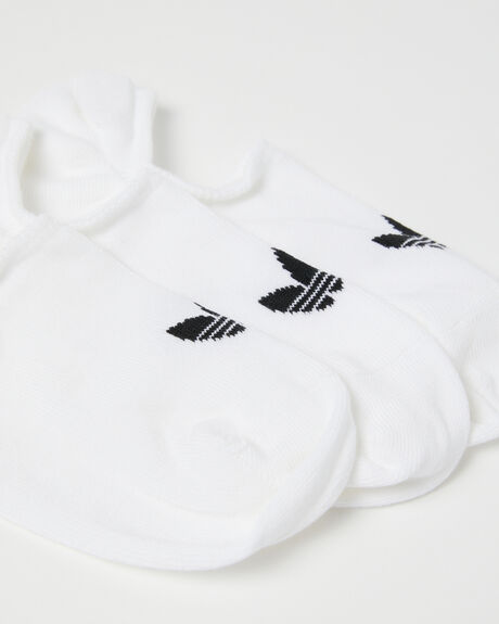 WHITE BLACK MENS ACCESSORIES ADIDAS SOCKS + UNDERWEAR - FM0676WHT