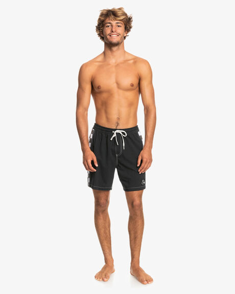 BLACK MENS CLOTHING QUIKSILVER BOARDSHORTS - EQYJV03844-KVJ0