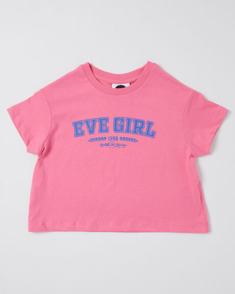 PINK KIDS GIRLS EVE GIRL T-SHIRTS + SINGLETS - 93X0068-PNK