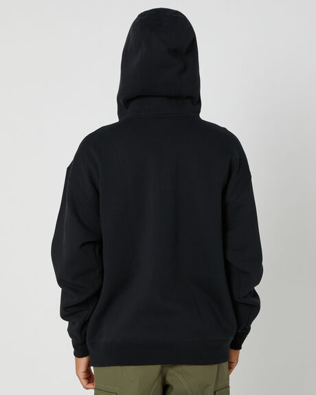 BLACK MENS CLOTHING NIKE HOODIES - DV8839-010
