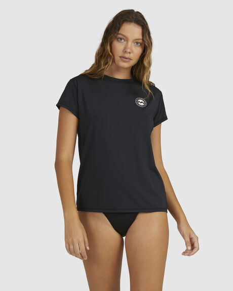 BLACK SURF WOMENS BILLABONG RASHVESTS - UBJWR00122-BLK