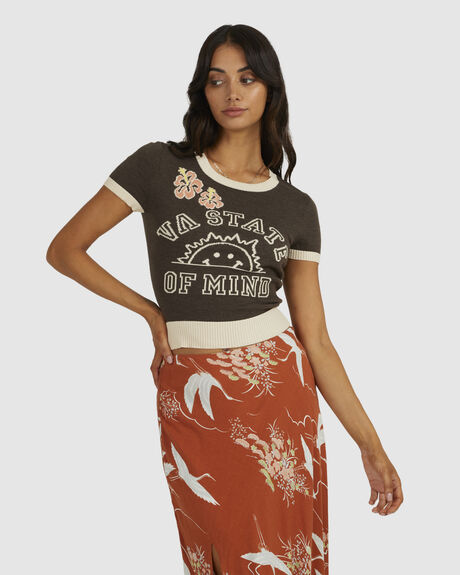 JAVA WOMENS CLOTHING RVCA FASHION TOPS - UVJSW00106-CTF0