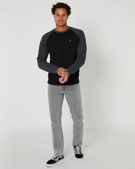 BLACK MENS CLOTHING VOLCOM JUMPERS - A4632215BLK