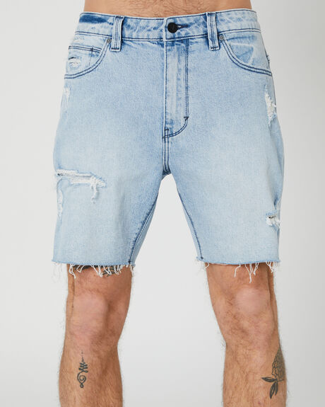 Mens ripped top denim shorts australia