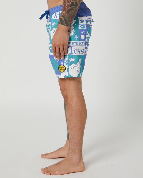 BLUE MENS CLOTHING THE CRITICAL SLIDE SOCIETY BOARDSHORTS - BS2375-BLU